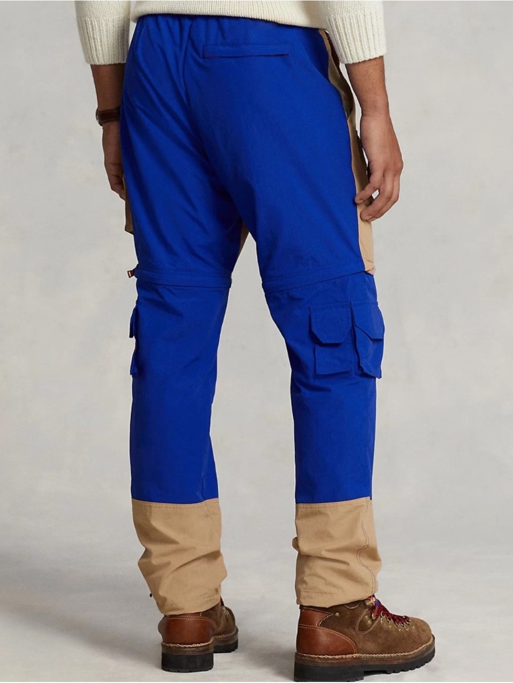 POLO RALPH LAUREN CONVERTIBLE WATER-RESISTANT WINDBREAKER PANTS TO SHORTS LARGE - Picture 3 of 16